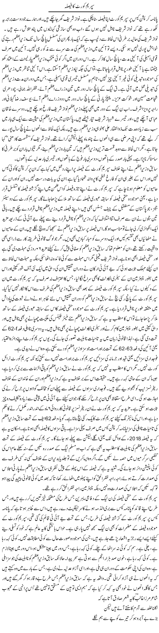 Supreme Court Ka Faisla | Asghar Abdullah | ColumnsHub